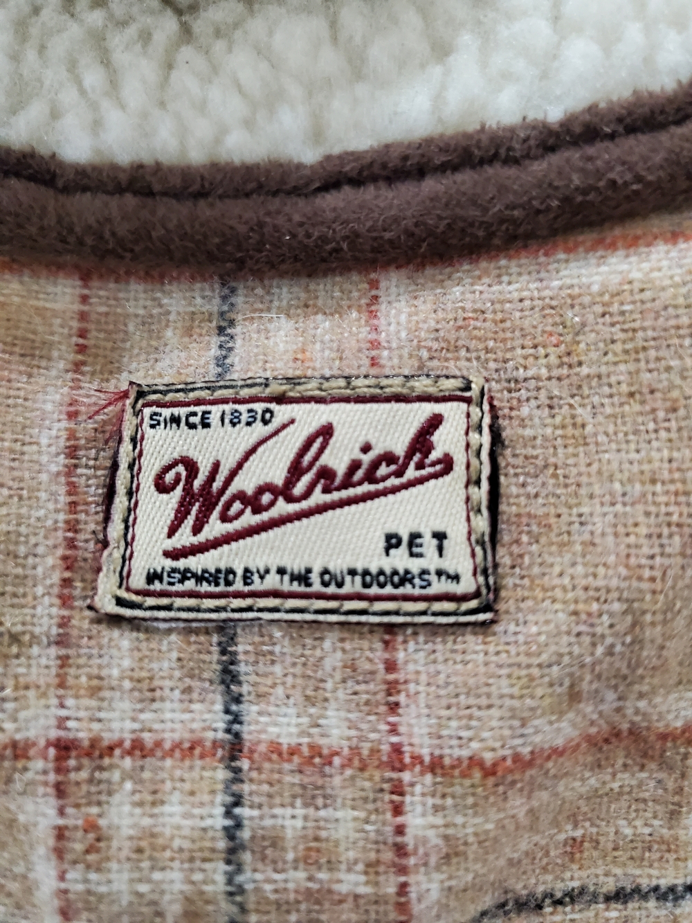 Woolrich Plaid Dog Coat Sherpa Lined Pet Jacket Small Dog Winter Vest Classic - Picture 6 of 6